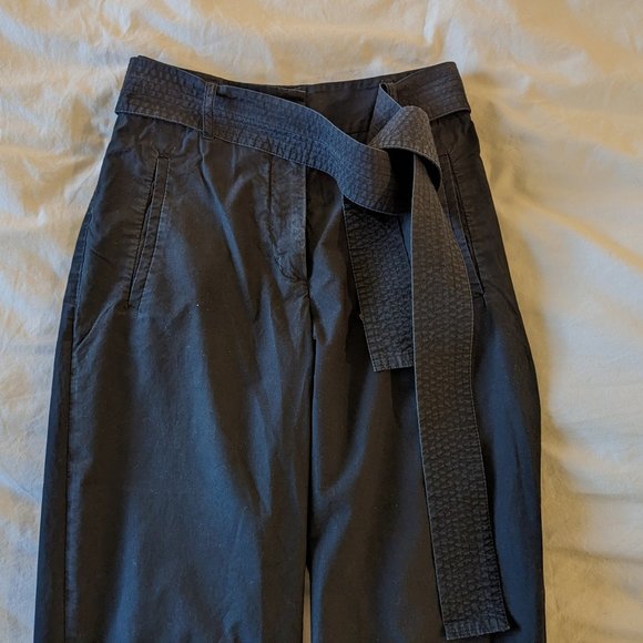 ARITZIA Wilfred Cotton Tie-Front Pant - Picture 3 of 6